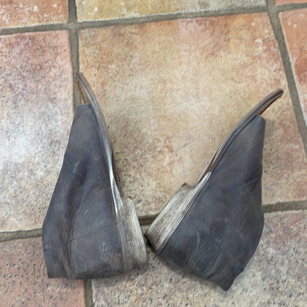 Free people open side, leather slip on flats size 36 - Picture 4 of 6